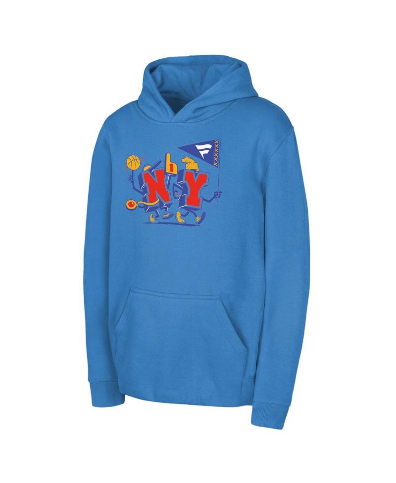 Big Boys and Girls Light Blue Fanatics Fest 2025 Run it Back Fleece Hoodie