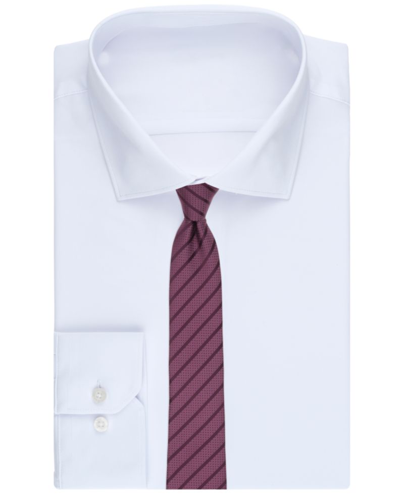 Men's Saxon Striped Slim Tie