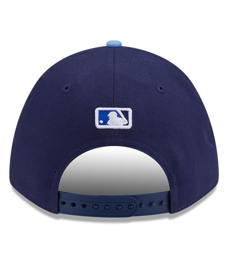 Men's Navy/Powder Blue Toronto Blue Jays Player Replica 9FORTY Adjustable Hat