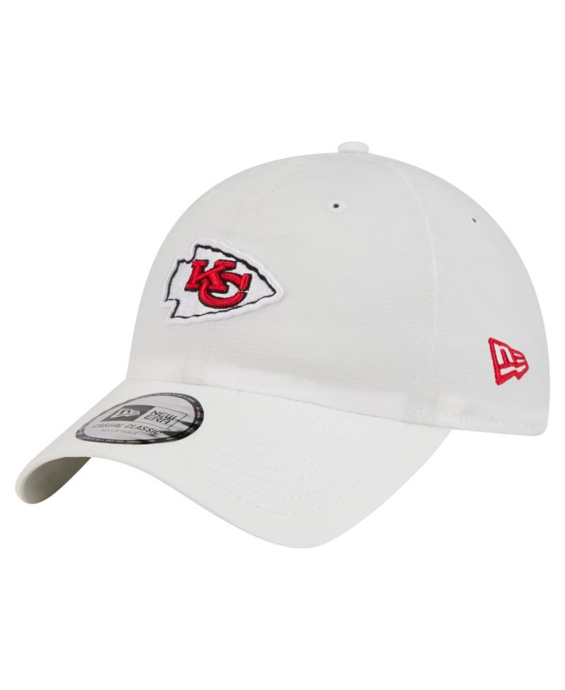 Men's White Kansas City Chiefs Ripstop Casual Classic Adjustable Hat