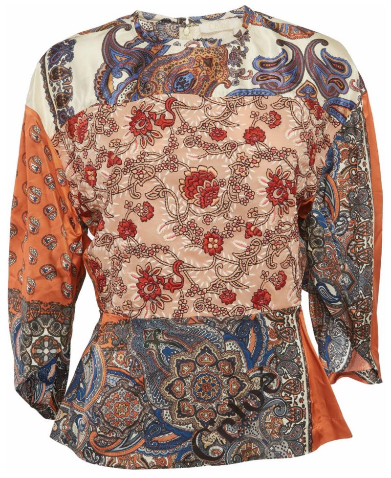 Women's Printed Crepe Blouse