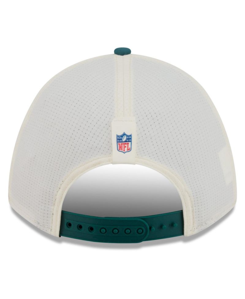Big Boys and Girls Cream/Midnight Green Philadelphia Eagles 2026 Training Camp 9FORTY M-Crown Adjustable Hat