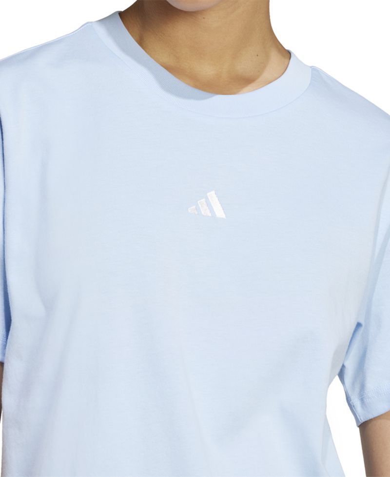 Plus Size Short-Sleeve Cotton Crewneck Logo T-Shirt