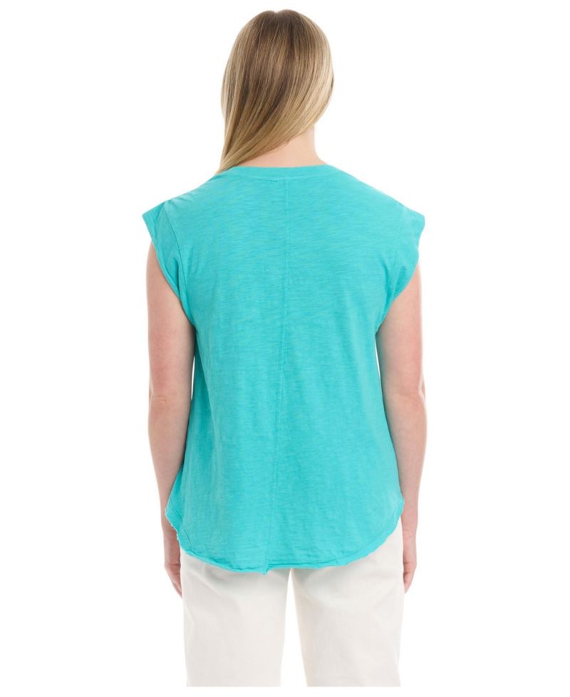 Women's Ruched Shoulder Tee