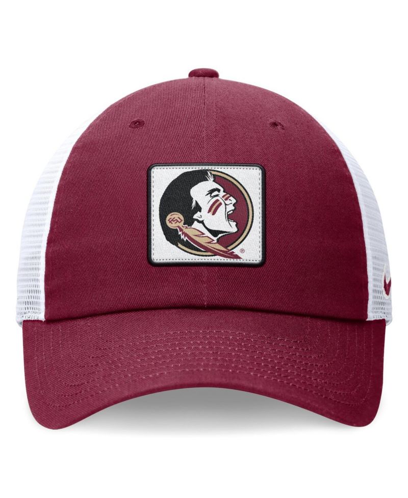 Men's Garnet/White Florida State Seminoles Primetime Club Trucker Adjustable Hat