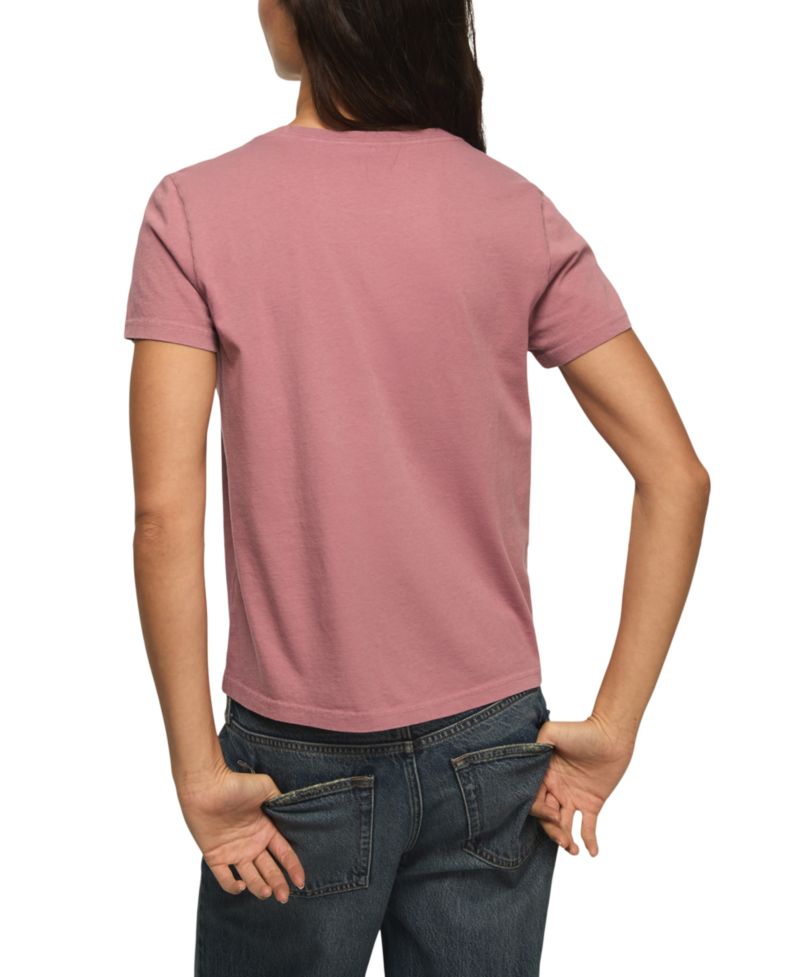 Women's Classic Fit Woodstock Peace Love Music Crew Neck T-Shirt