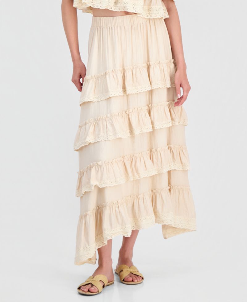 Women's Ruffled Tiered Skirt