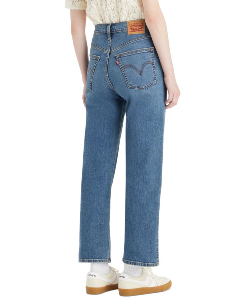Women's Ribcage High-Rise Straight Ankle Jeans 27"