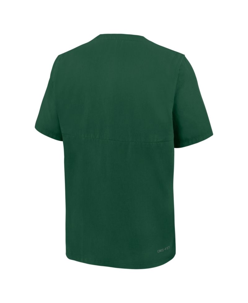 Men's Green Baylor Bears Dri-FIT Quarter-Zip Windshirt