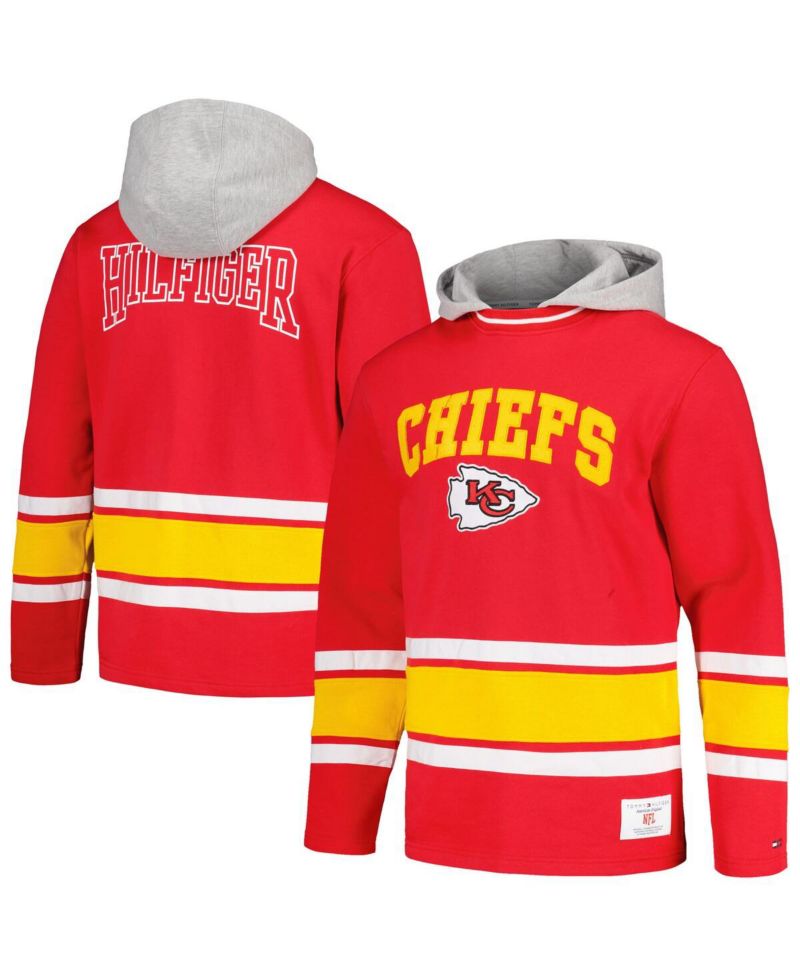 Men's Red Kansas City Chiefs Ivan Fashion Pullover Hoodie