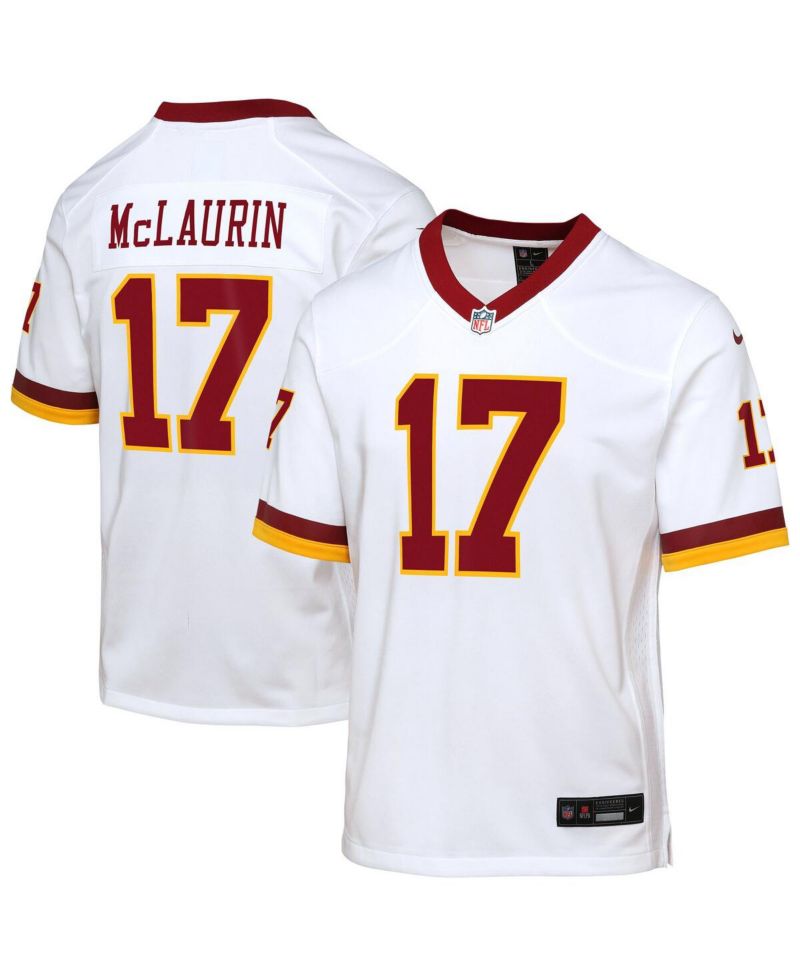 Big Boys and Girls Terry McLaurin White Washington Commanders Game Super Bowl Era Jersey