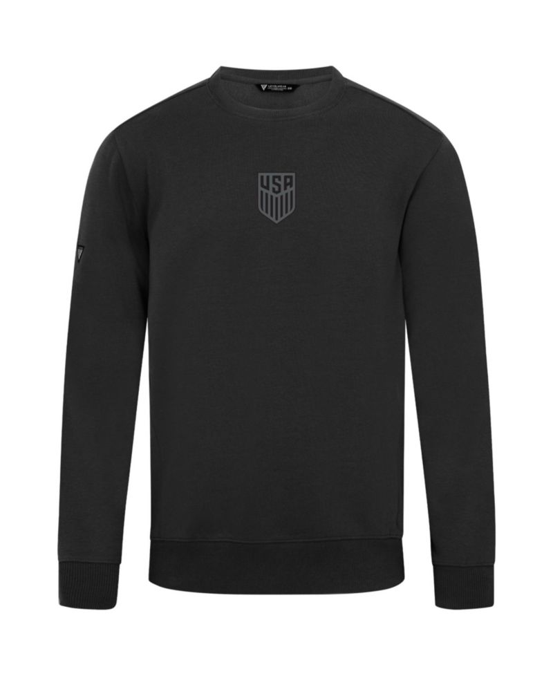 Men's Black USMNT Zane Chenille Sweatshirt