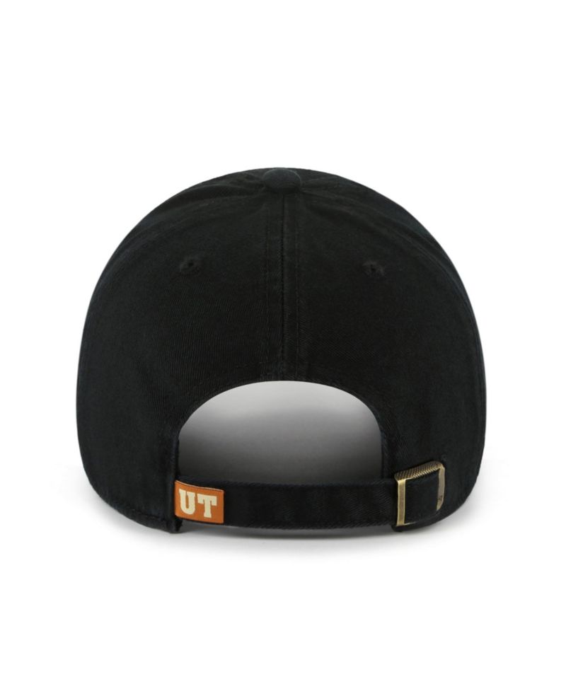 Men's '47 Black Texas Longhorns Vault Clean Up Adjustable Hat