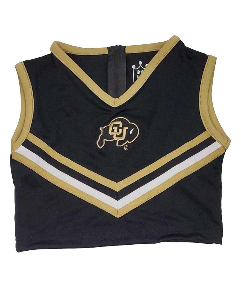 Big Girls 2-Piece Big Girls Black Colorado Buffaloes Cheer Set