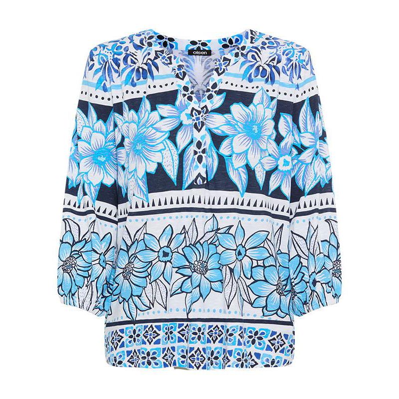 Women's Floral Panneaux T-Shirt