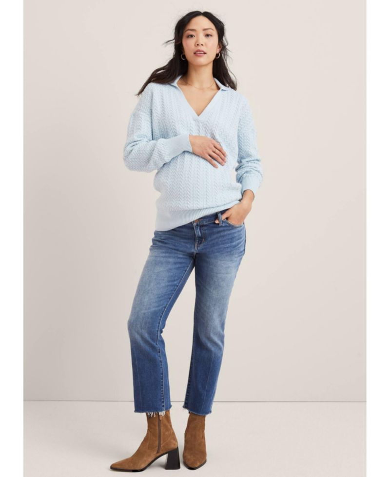 The Under the Bump Crop Maternity Jean