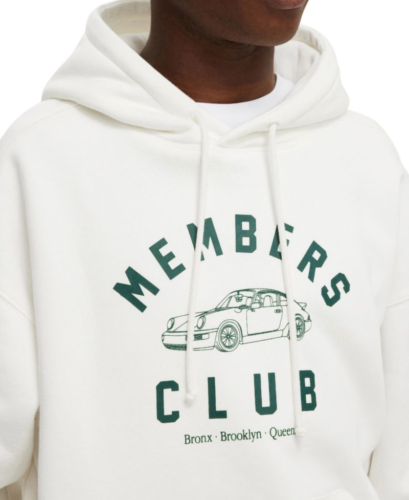 Men's Long-Sleeve Graphic Hooded Sweatshirt