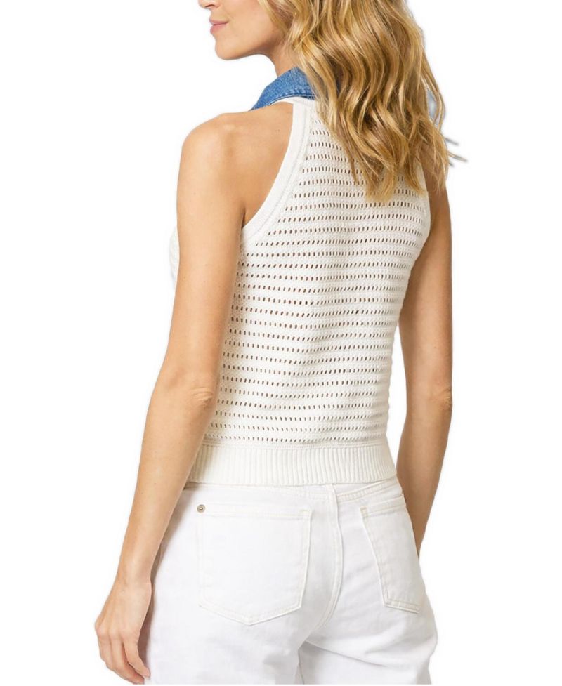 Women's Coen Denim Collar Polo