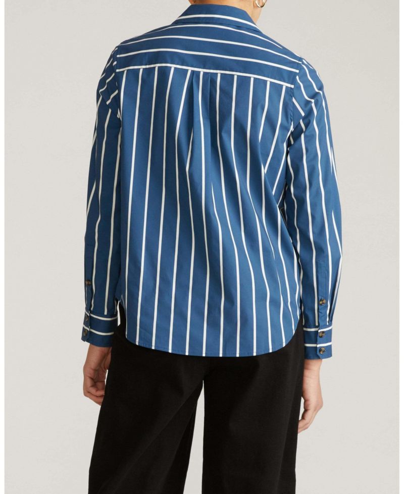 Plus Size Stretch Poplin Shirt Classic Fit
