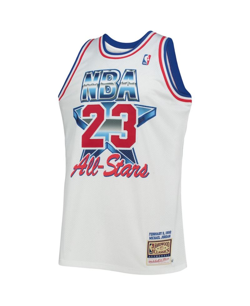 Men's Michael Jordan White Eastern Conference Hardwood Classics 1992 NBA All-Star Game Authentic Jersey