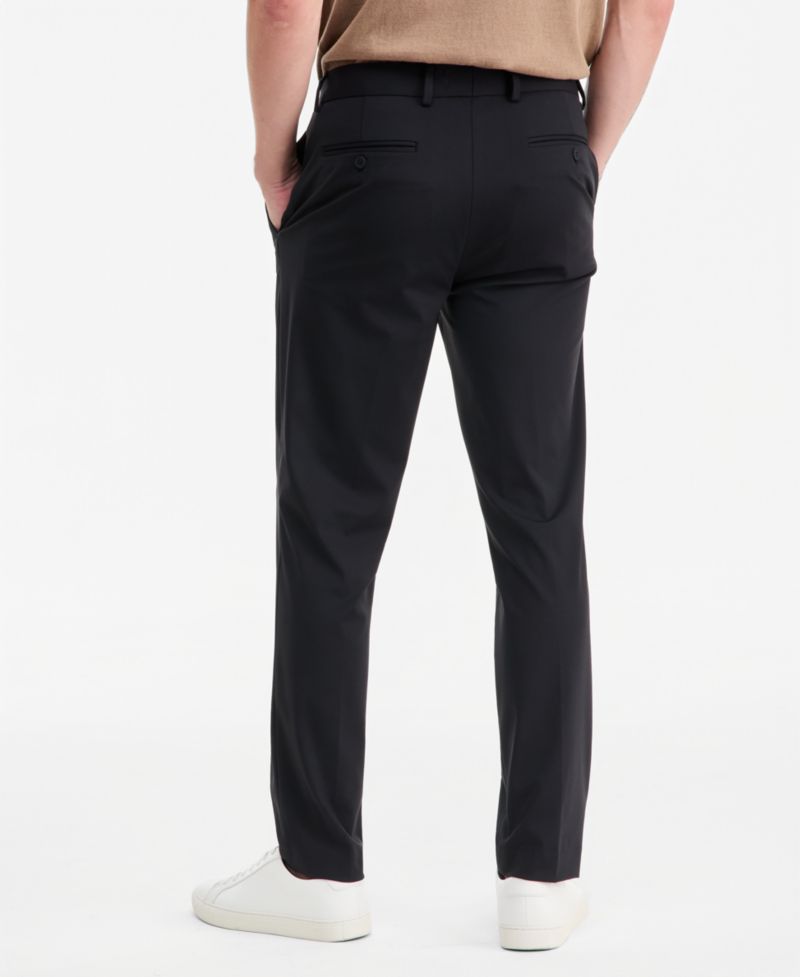 Men's Regular-Fit Everyday Pleated-Front Suit Pants, Macy's Exclusive