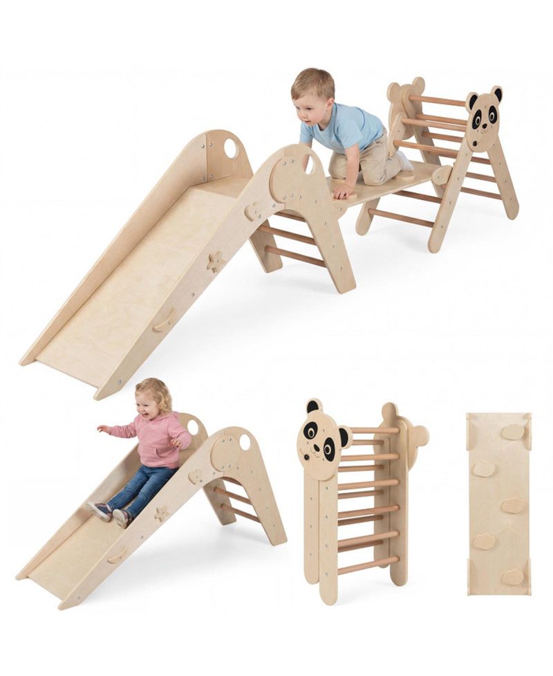 Montessori Foldable Climbing Triangle Set, 3-Piece
