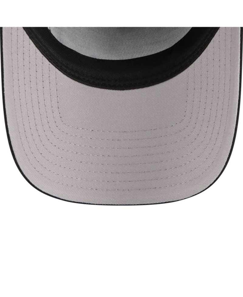 Big Boys and Girls Black Pittsburgh Pirates Looney Tunes A-Frame 9FORTY Adjustable Hat