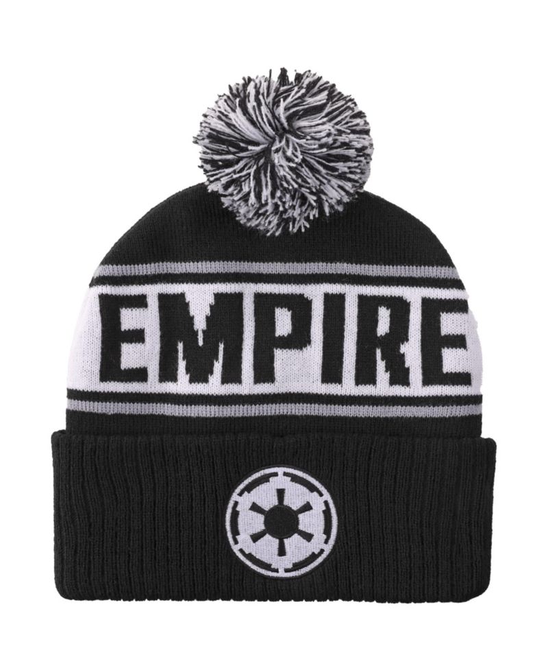 Men's Galactic Empire Black Cuff Beanie.