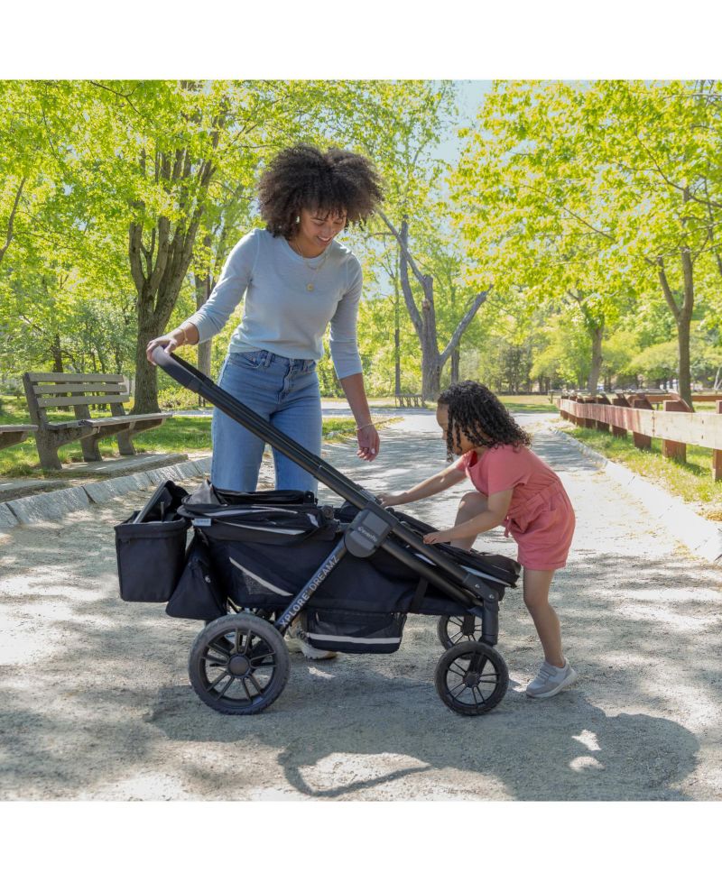 Pivot Xplore Dreamz All-Terrain Stroller Wagon with Bassinett Insert