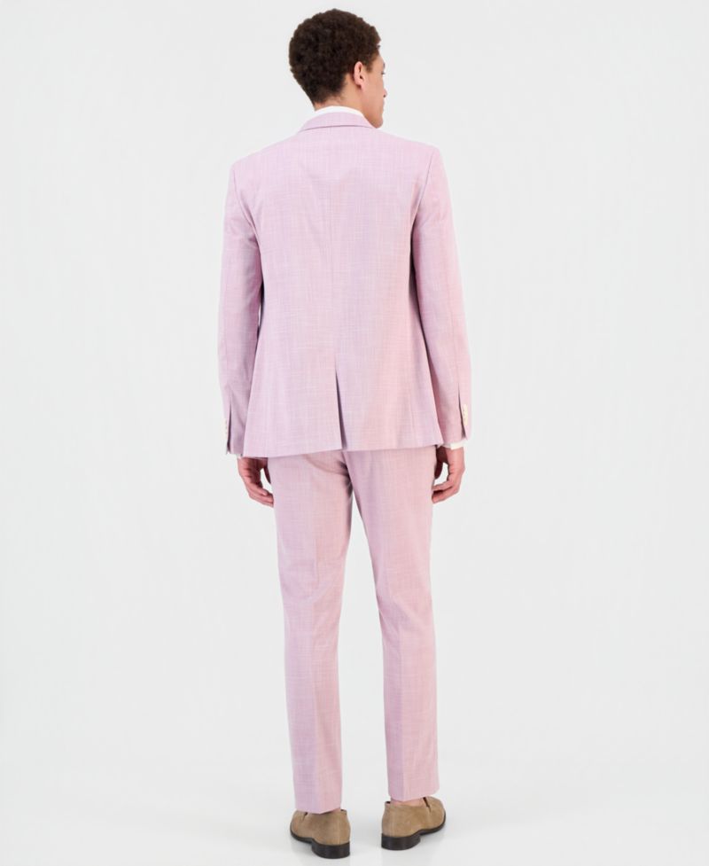 Men's Slim-Fit Spandex Super-Stretch Suit Pants