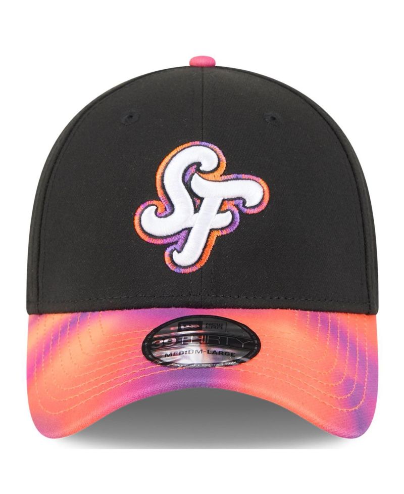 Men's Black/Orange San Francisco Giants 2025 City Connect 39THIRTY Flex Hat
