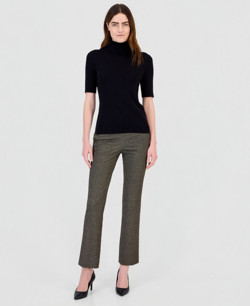 Women's Half-Sleeve Turtleneck Sweater