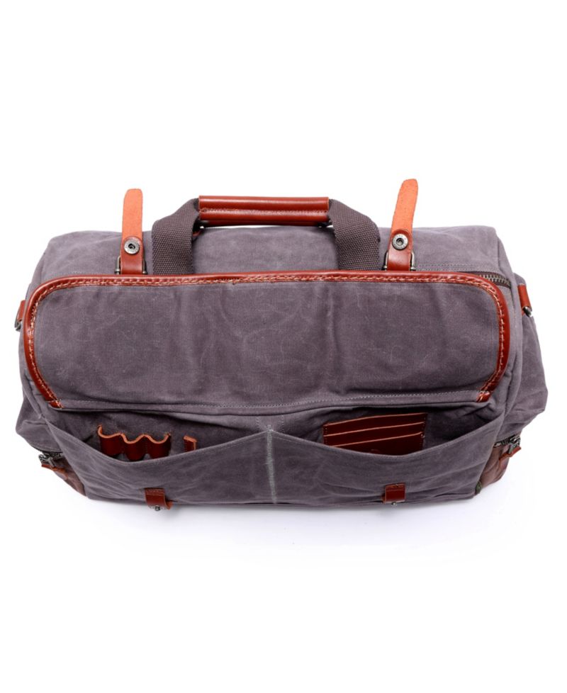 Stone Creek Waxed Canvas Duffel Bag