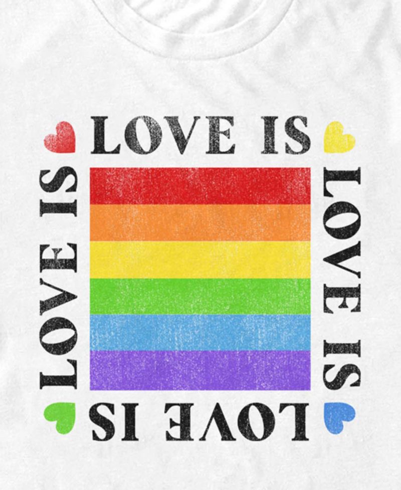 Men's Love Is Pride Short-Sleeve T-Shirt