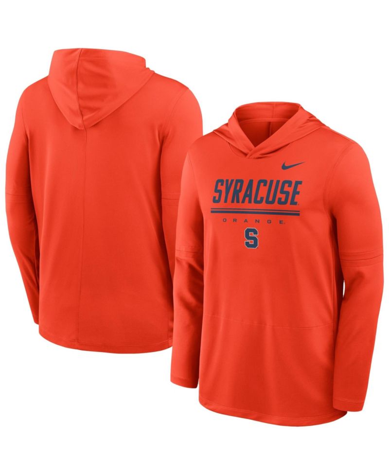 Men's Orange Syracuse Orange 2026 Sideline Dri-FIT Lightweight Hooded Top