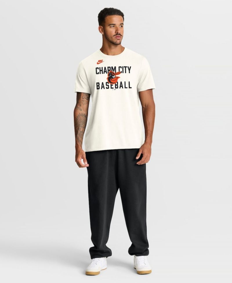 Men's Cream Baltimore Orioles Cooperstown Collection ‘70s Inspired T-Shirt