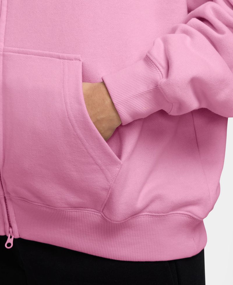 Women's Studio Fleece Light Weight Oversized Full-Zip Hoodie