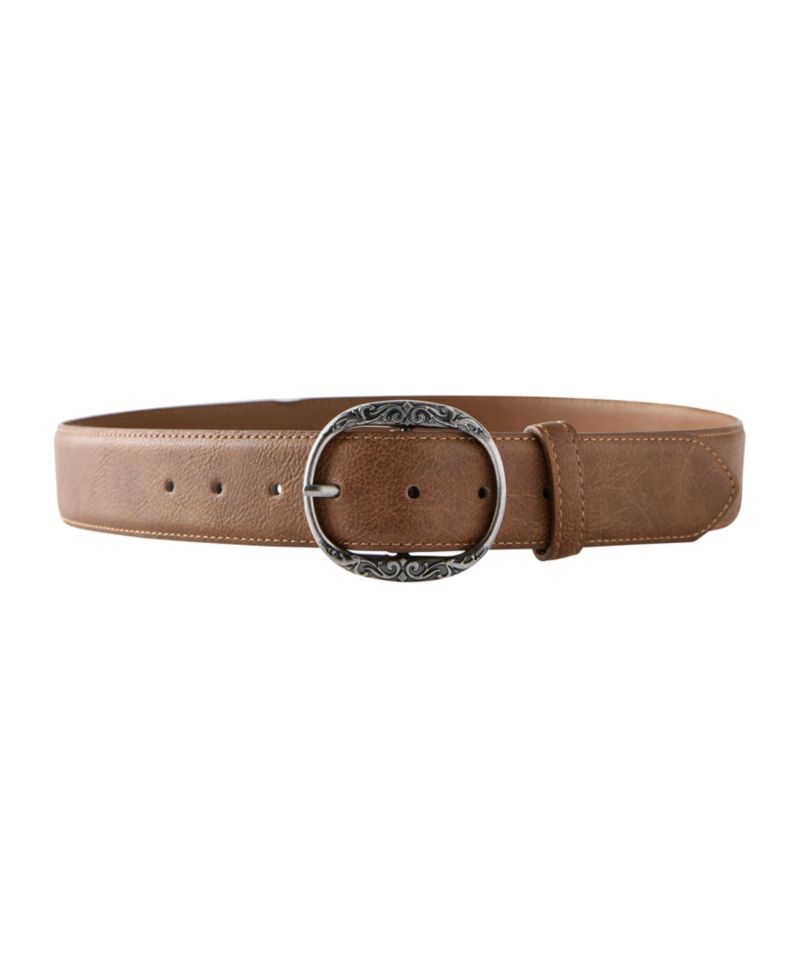 Men's Oval Buckle Belt