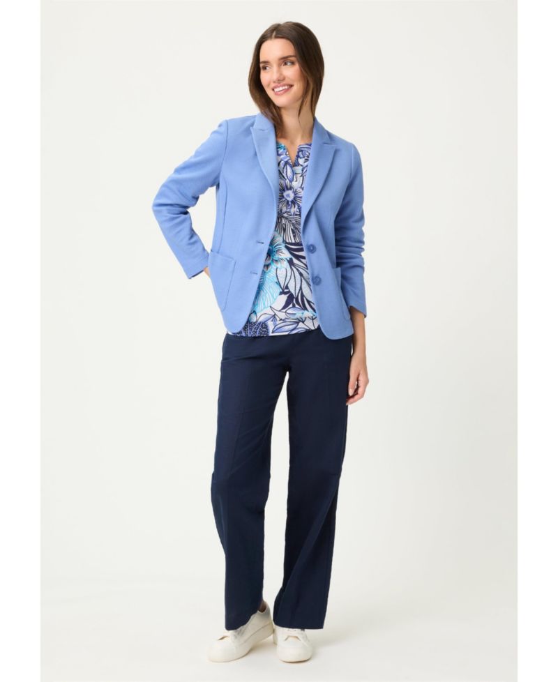 Women's Floral Split Neck T-Shirt