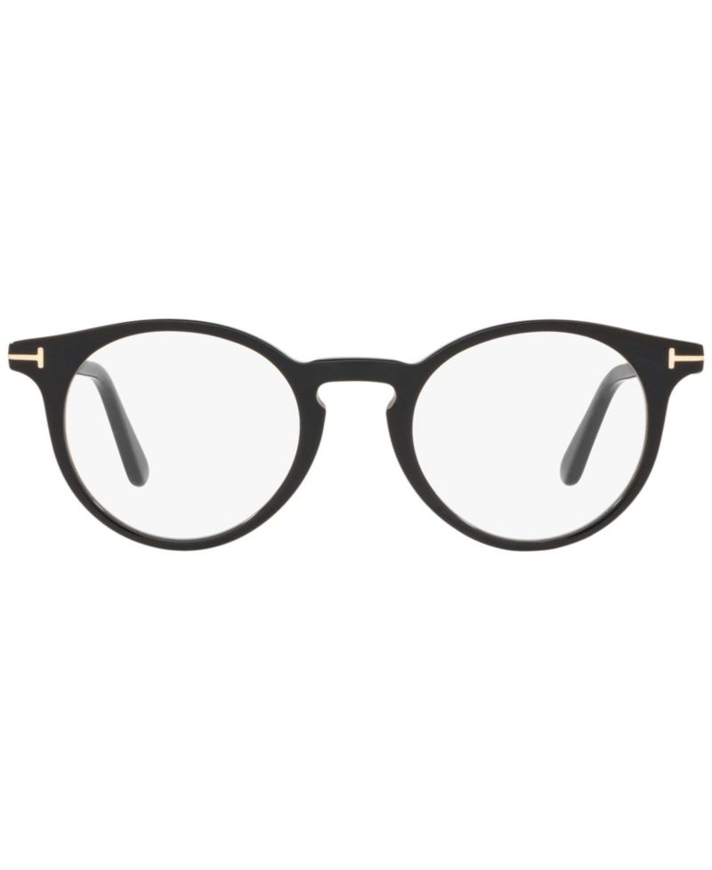 Unisex Round Plastic FT5557-B Eyeglasses