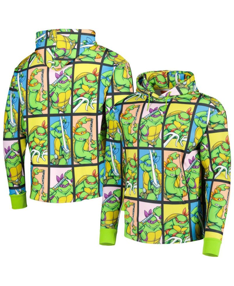 Men's and Women's Green Teenage Mutant Ninja Turtles Pullover Hoodie
