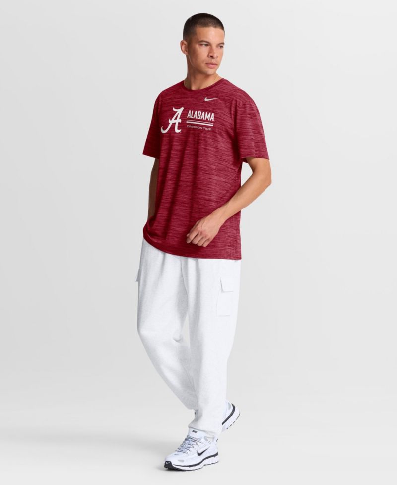 Men's Crimson Alabama Crimson Tide Sideline Velocity Dri-FIT T-Shirt