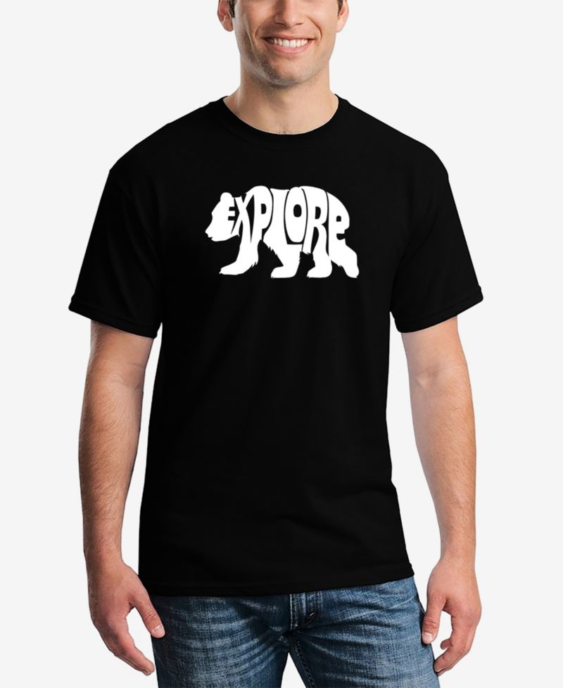 Explore - Men's Word Art T-Shirt