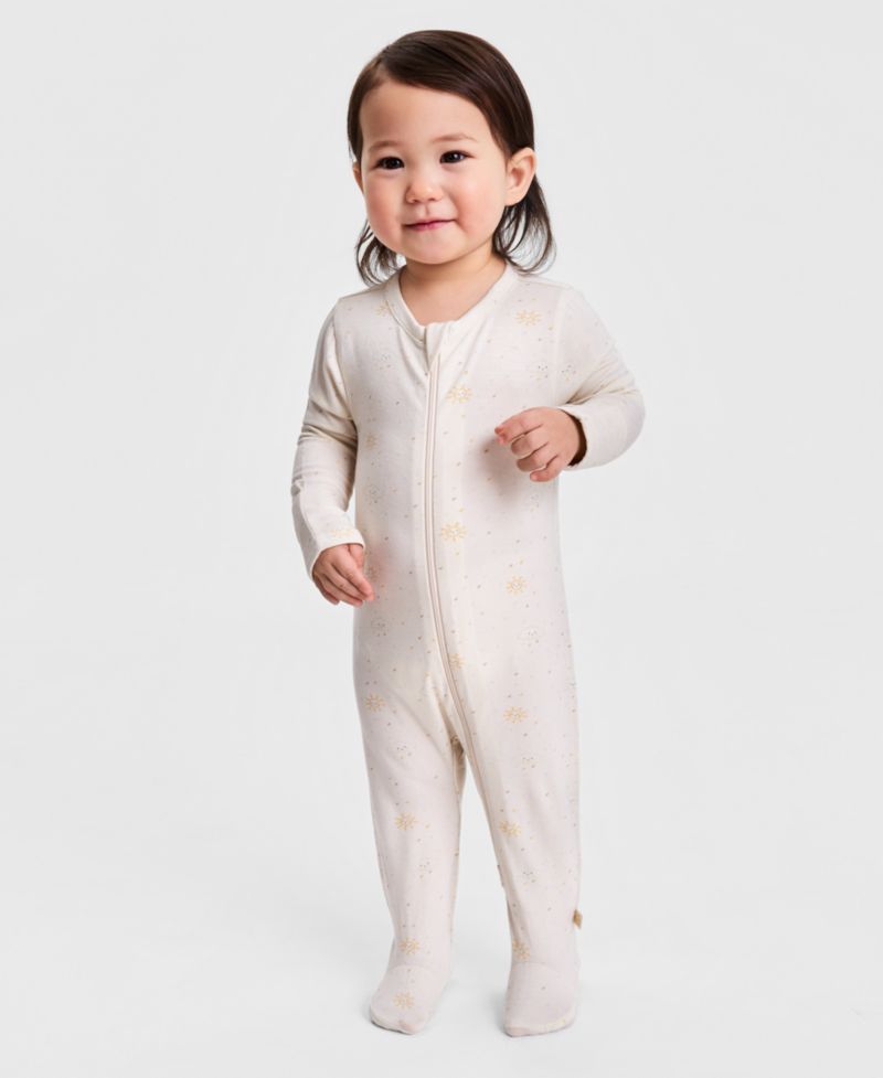 Everyday Baby Essentials Baby Boys' Printed 2-Way Zip Coveralls