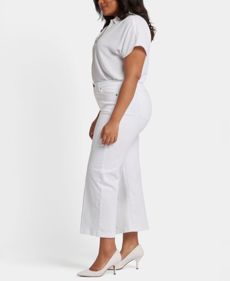 Plus Size Teresa Wide-Leg Ankle Jeans