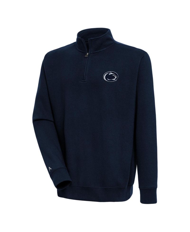 Men's Navy Penn State Nittany Lions Victory Quarter-Zip Pullover Sweatshirt