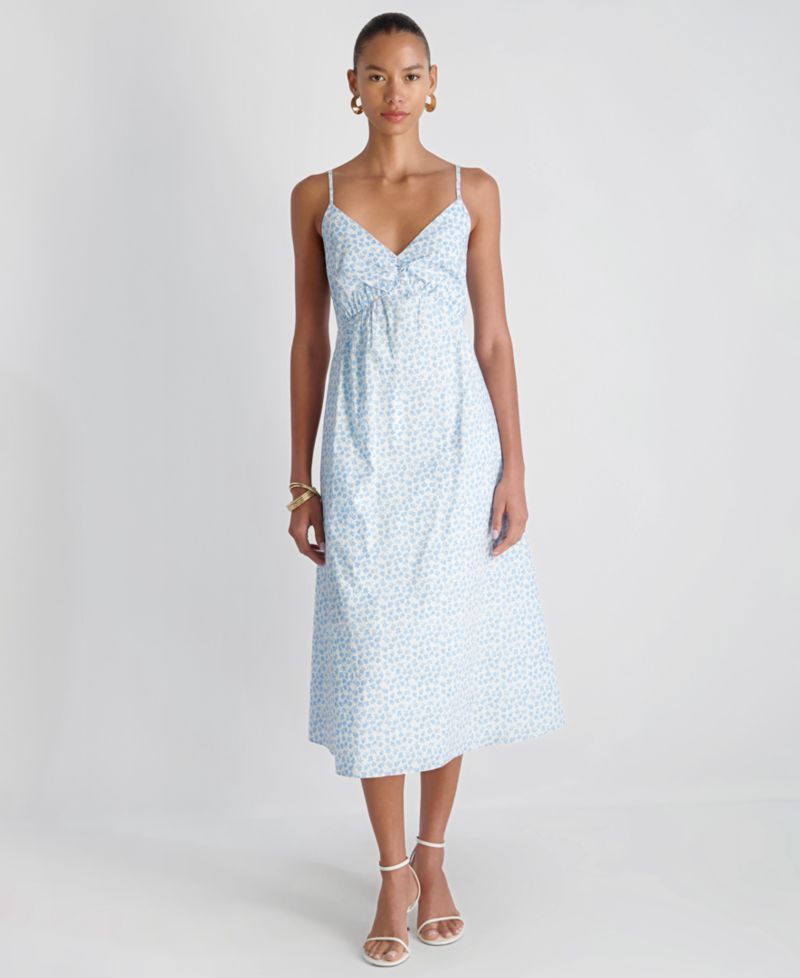 Women's Floral Print Midi Dress