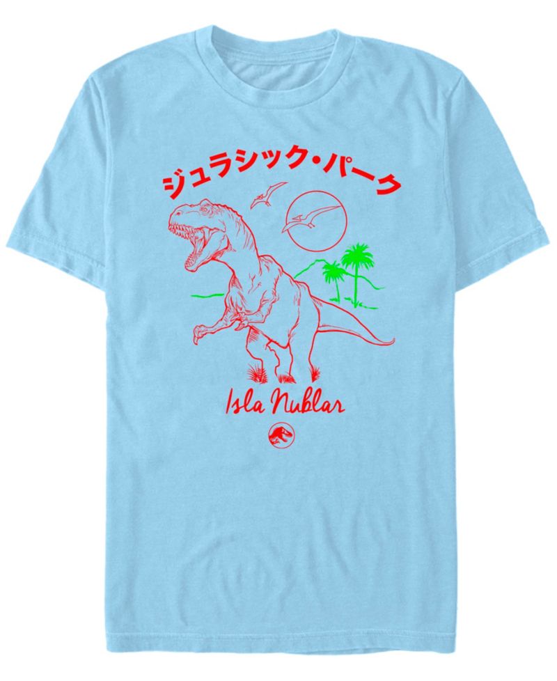 Jurassic Park Men's Kanji Isla Nublar Short Sleeve T-Shirt