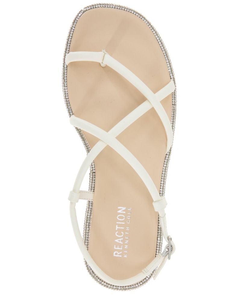 Women's Waltz Strappy Square Toe Flat Sandals