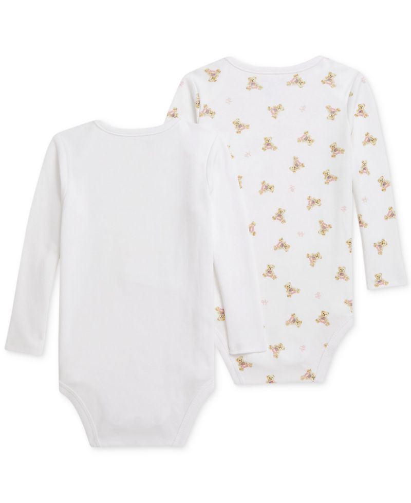 Baby Girls 2-Pk. Cotton Bodysuits
